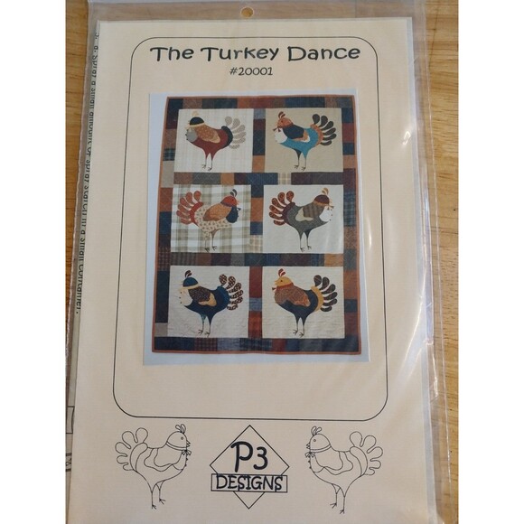 The Turkey Dance Pattern - P3 Designs - Picture 1 of 1